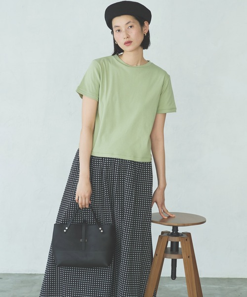 LA MARINE FRANCAISE（マリン フランセーズ）の「オリジナルroundプリントスカート（スカート・レディース・ブラック/ベージュ・0/1）」の4枚目の写真