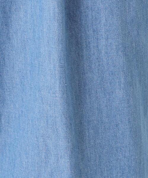 Dessin（デッサン）の「【ウエストゴム・洗える】リネンブレンドデニム調イージーパンツ（XS～L）（その他パンツ・レディース・ライトブルー/ブルー/ネイビー・02/01/00/03）」の7枚目の写真