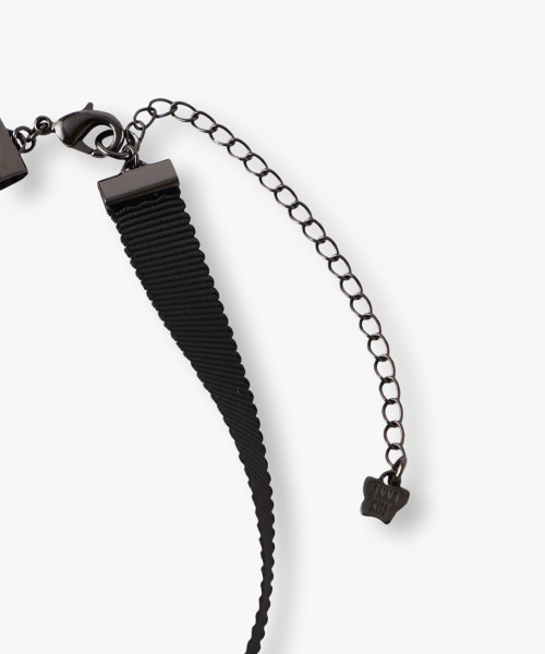 ANNA SUI（アナスイ）の「ハートモチーフ チョーカー（チョーカー・レディース・パープル・FREE）」の3枚目の写真