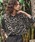 CAMBIOiJrIj́ums6056-Leopard and Dobby Jacquard Fly Front 3-4 Sleeve Shirts VciVc/uEXjvb`R[