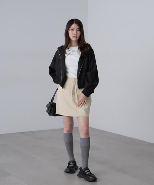 FREE'S MART（フリーズマート）の「◆シアーブルゾン（ブルゾン・レディース・ホワイト/ブルー/ブラック・FREE）」の8枚目の写真