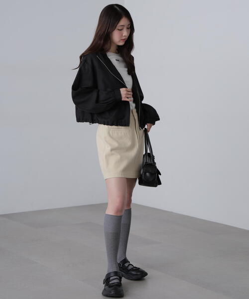 FREE'S MART（フリーズマート）の「◆シアーブルゾン（ブルゾン・レディース・ホワイト/ブルー/ブラック・FREE）」の9枚目の写真