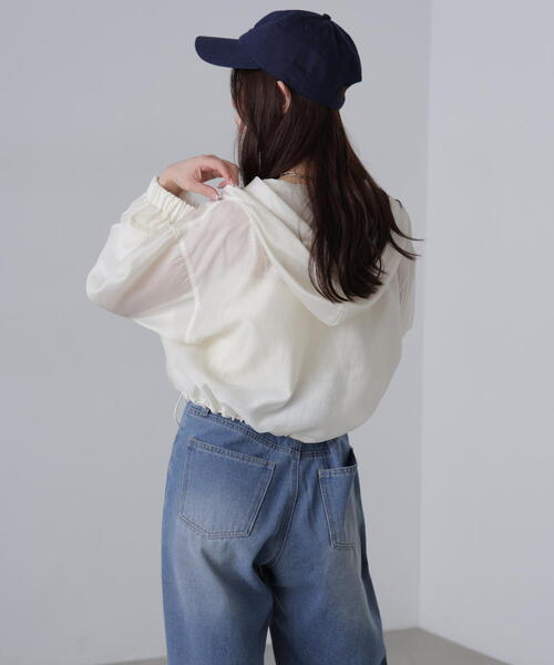 FREE'S MART（フリーズマート）の「◆シアーブルゾン（ブルゾン・レディース・ホワイト/ブルー/ブラック・FREE）」の21枚目の写真