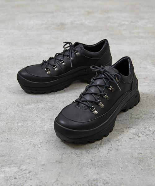 PADRONE(パドローネ)の「PADRONE パドローネ / TREKKING SHOES with 884C Vibram ビブラムソールトレッキングシューズ 日本製 / PU8840-2007(ブーツ・メンズ・ブラック・42/41/40/43)」の22枚目の写真