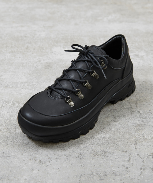 PADRONE(パドローネ)の「PADRONE パドローネ / TREKKING SHOES with 884C Vibram ビブラムソールトレッキングシューズ 日本製 / PU8840-2007(ブーツ・メンズ・ブラック・42/41/40/43)」の21枚目の写真