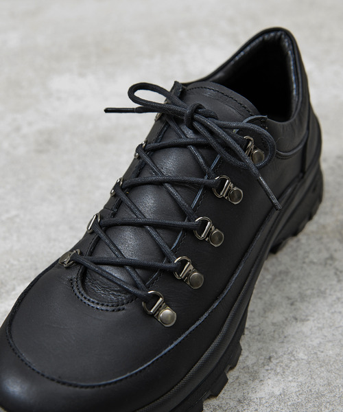 PADRONE(パドローネ)の「PADRONE パドローネ / TREKKING SHOES with 884C Vibram ビブラムソールトレッキングシューズ 日本製 / PU8840-2007(ブーツ・メンズ・ブラック・42/41/40/43)」の19枚目の写真