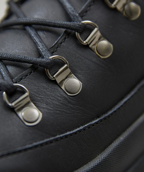PADRONE(パドローネ)の「PADRONE パドローネ / TREKKING SHOES with 884C Vibram ビブラムソールトレッキングシューズ 日本製 / PU8840-2007(ブーツ・メンズ・ブラック・42/41/40/43)」の18枚目の写真
