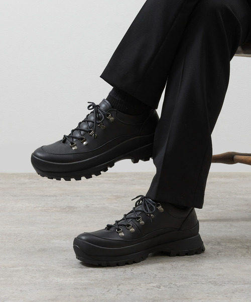 PADRONE(パドローネ)の「PADRONE パドローネ / TREKKING SHOES with 884C Vibram ビブラムソールトレッキングシューズ 日本製 / PU8840-2007(ブーツ・メンズ・ブラック・42/41/40/43)」の10枚目の写真