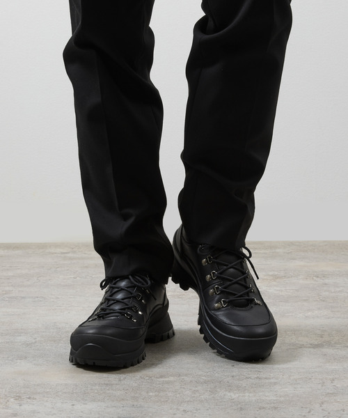 PADRONE(パドローネ)の「PADRONE パドローネ / TREKKING SHOES with 884C Vibram ビブラムソールトレッキングシューズ 日本製 / PU8840-2007(ブーツ・メンズ・ブラック・42/41/40/43)」の7枚目の写真