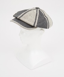 homestead ホームステッド グレー ストライプ キャスケット ステットソン キャスケット LEATHER CASQUETTE（レザー
