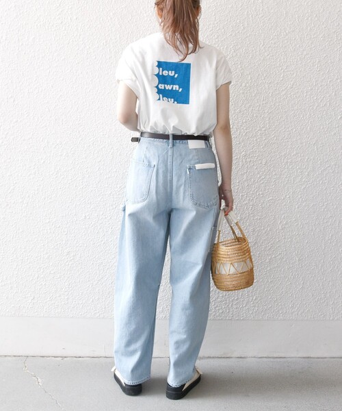 SHIPS any(シップス エニィ)の「SHIPS any:〈洗濯機可能〉PREPPY ロゴ プリント フレンチスリーブ TEE(Tシャツ/カットソー・レディース・ベージュ/ブラウン/ホワイト系1/ホワイト系2/ホワイト系3・ONE SIZE)」の15枚目の写真