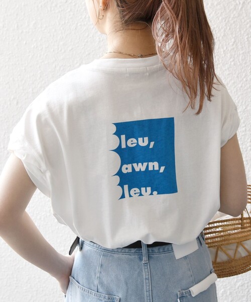 SHIPS any(シップス エニィ)の「SHIPS any:〈洗濯機可能〉PREPPY ロゴ プリント フレンチスリーブ TEE(Tシャツ/カットソー・レディース・ベージュ/ブラウン/ホワイト系1/ホワイト系2/ホワイト系3・ONE SIZE)」の16枚目の写真