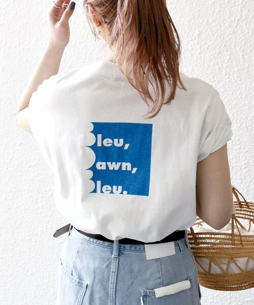 SHIPS any(シップス エニィ)の「SHIPS any:〈洗濯機可能〉PREPPY ロゴ プリント フレンチスリーブ TEE(Tシャツ/カットソー・レディース・ベージュ/ブラウン/ホワイト系1/ホワイト系2/ホワイト系3・ONE SIZE)」の17枚目の写真