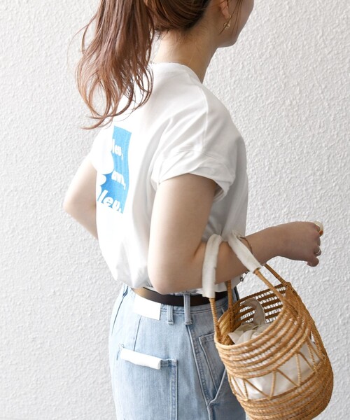 SHIPS any(シップス エニィ)の「SHIPS any:〈洗濯機可能〉PREPPY ロゴ プリント フレンチスリーブ TEE(Tシャツ/カットソー・レディース・ベージュ/ブラウン/ホワイト系1/ホワイト系2/ホワイト系3・ONE SIZE)」の18枚目の写真