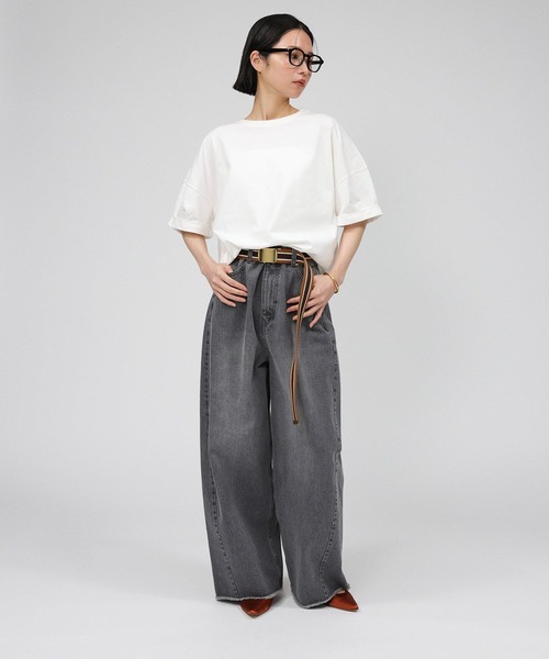 BABYLONE(バビロン)の「バックオープンカットソー(Tシャツ/カットソー・レディース・ホワイト/ブラウン/ブラック・フリー)」の15枚目の写真