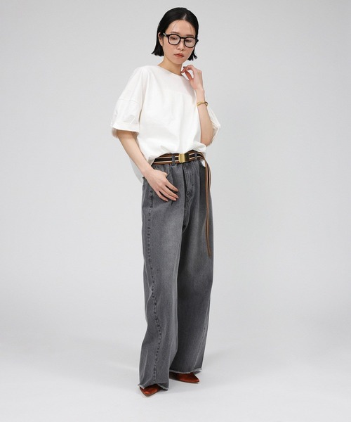 BABYLONE(バビロン)の「バックオープンカットソー(Tシャツ/カットソー・レディース・ホワイト/ブラウン/ブラック・フリー)」の12枚目の写真