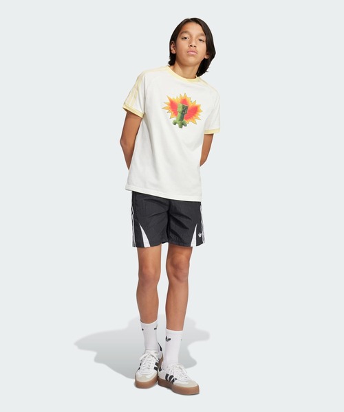 adidas（アディダス）の「adidas Originals × Minecraft グラフィック半袖Tシャツ / アディダスオリジナルス adidas Originals（Tシャツ/カットソー・キッズ・ホワイト・130/140/150/160/170）」の7枚目の写真