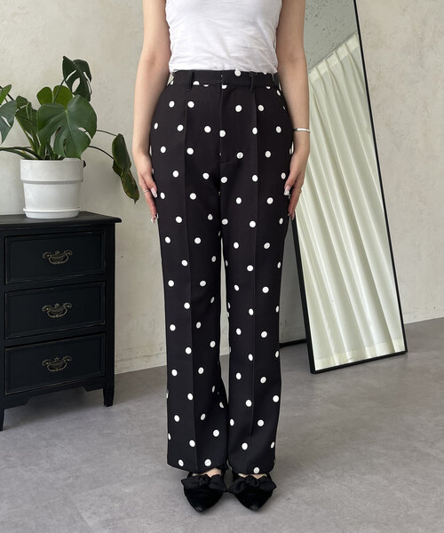 prose verse（プロズヴェール）の「センタープレスドットフレアパンツ（その他パンツ・レディース・ブラック系その他・MEDIUM/LARGE/PM/PL/TM/TL）」の21枚目の写真