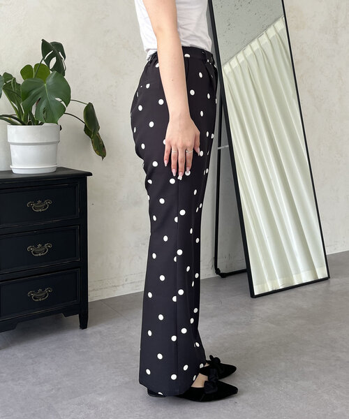 prose verse（プロズヴェール）の「センタープレスドットフレアパンツ（その他パンツ・レディース・ブラック系その他・MEDIUM/LARGE/PM/PL/TM/TL）」の22枚目の写真