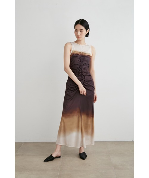 MIESROHE（ミースロエ）の「ｱﾒｽﾘｷﾞｬｻﾞｰｶｯﾄﾜﾝﾋﾟｰｽ（ワンピース）」 - WEAR