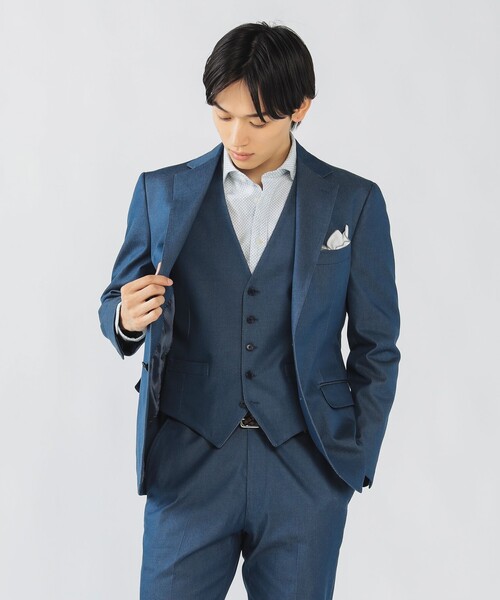 BEAMS HEART（ビームスハート）の「ストレッチデニム ドレスジレ 25AW（セットアップ対応）（ベスト・メンズ・インディゴブルー/ブルー系その他3・SMALL/MEDIUM/LARGE/X-LARGE）」の6枚目の写真