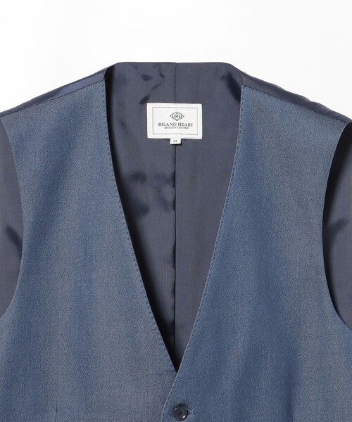 BEAMS HEART（ビームスハート）の「ストレッチデニム ドレスジレ 25AW（セットアップ対応）（ベスト・メンズ・インディゴブルー/ブルー系その他3・SMALL/MEDIUM/LARGE/X-LARGE）」の14枚目の写真
