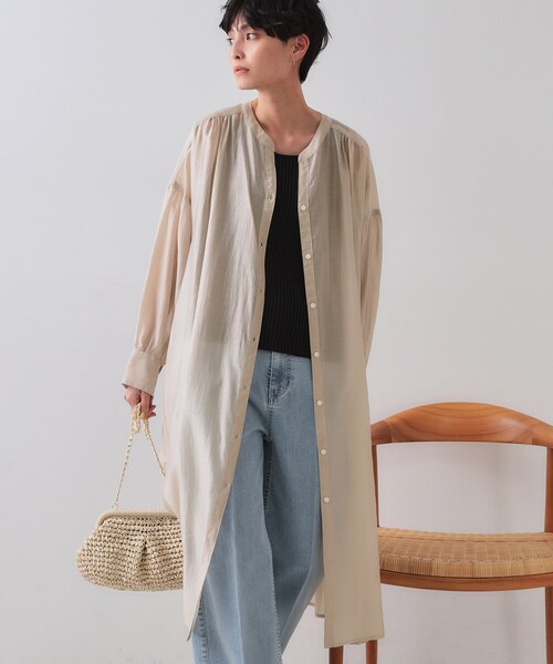 No.323＊ワンピース8点まとめ売り＊新品2点＊オペークドットクリップ他 セール】シアーシャツワンピース【洗濯機洗い可】（ワンピース