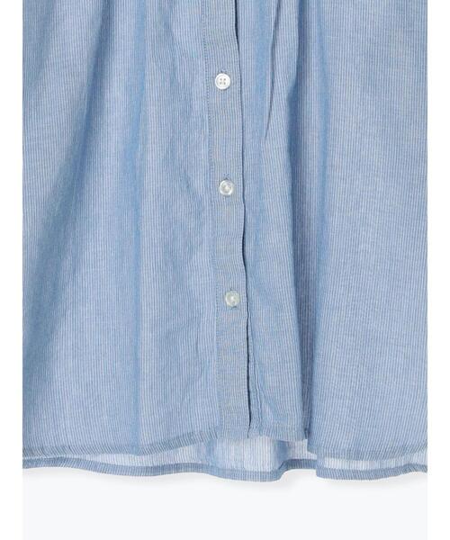 Samansa Mos2（サマンサ モスモス）の「柄アソートフリルピンタックブラウス（シャツ/ブラウス・レディース・グレー/ブルー/ブラック/レッド・F）」の22枚目の写真