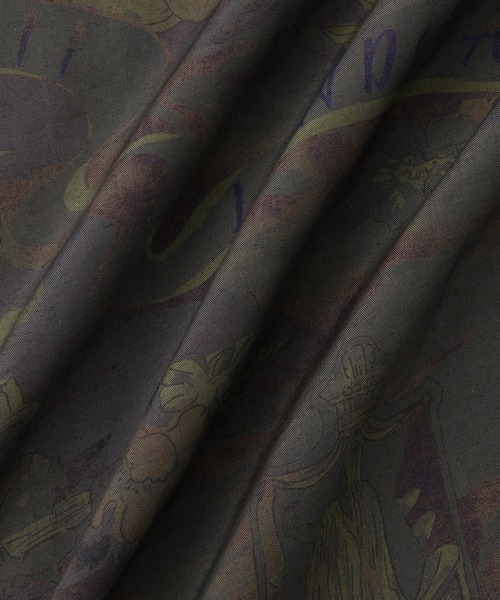 WILD LIFE TAILOR Adam et Rope'(ワイルドテーラーアダムエロペ )の「【WILD LIFE TAILOR】ダークカラー ショートスリーブ アロハシャツ(シャツ/ブラウス・メンズ・ブラック系その他3/ブラック系その他2・M/L)」の9枚目の写真