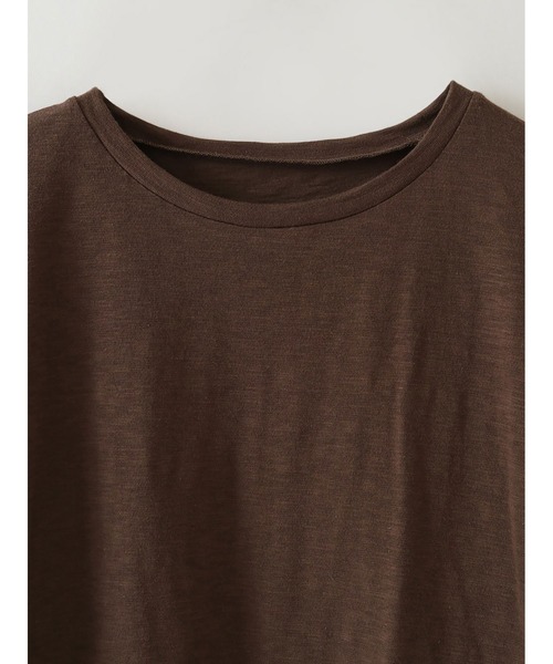 HER.（ハー）の「スラブカットＴシャツ（Tシャツ/カットソー・レディース・ブラウン/ブラック/オフホワイト・フリー）」の10枚目の写真