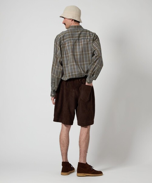 ★超人気　極美品◎スティーブンアラン　チェックシャツ　レギュラー　ブラウン STEVEN ALAN シャツ 「Steven Alan」 60 コンパクトヤーン