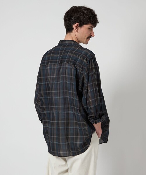 マドラスチェックシャツ(ネイビー) black-label-ss25-14666363-s-