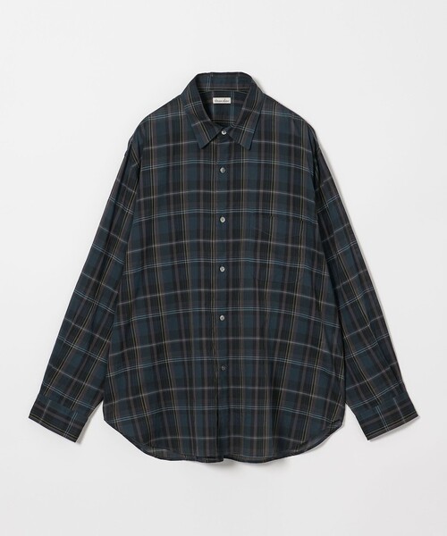 ＜Steven Alan＞ シアー マドラスチェック レギュラーカラー シャツ STEVEN ALAN シャツ 「Steven Alan」 シアー マドラスチェック