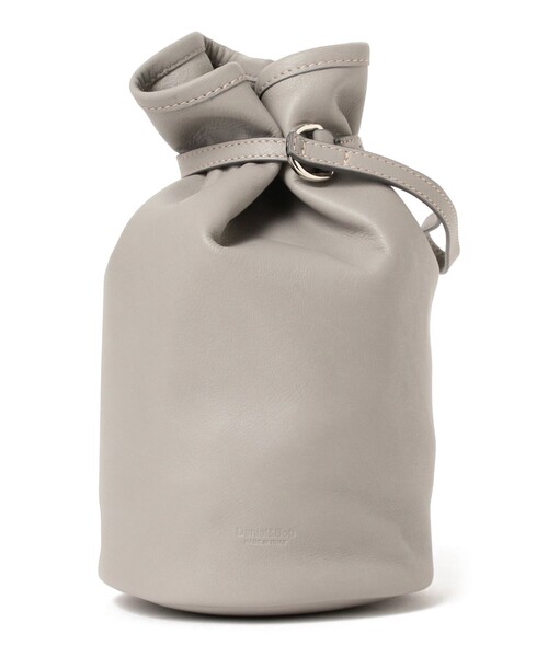 別注】Daniel & Bob / ムースライトレザー 巾着 ポーチ（トートバッグ