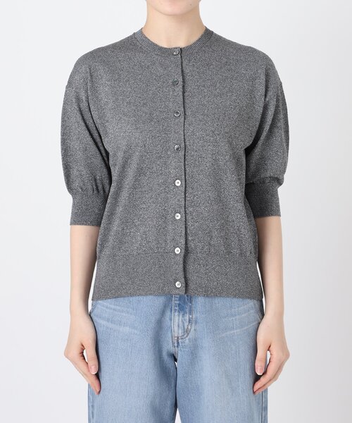 IENA（イエナ）の「《追加》LEVITAクルーカーディガン（カーディガン/ボレロ・レディース・レッド/ベージュ/シルバー・FREE）」の16枚目の写真