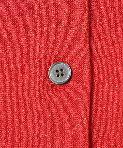 IENA（イエナ）の「《追加》LEVITAクルーカーディガン（カーディガン/ボレロ・レディース・レッド/ベージュ/シルバー・FREE）」の7枚目の写真