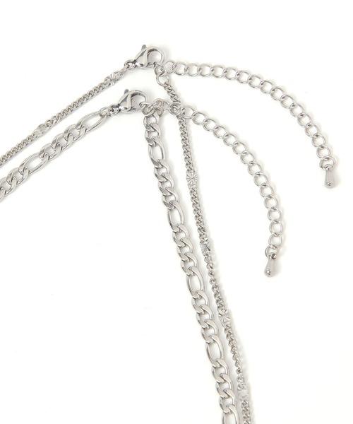 Heather（ヘザー）の「ステンレスハートモチーフネックレス　493531（ネックレス・レディース・シルバー・ONE SIZE）」の3枚目の写真