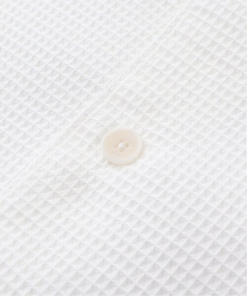 LACOSTE(ラコステ)の「【LACOSTE / ラコステ】ワッフルニットオープンカラーシャツ(シャツ/ブラウス・メンズ・ホワイト・MEDIUM/LARGE)」の3枚目の写真