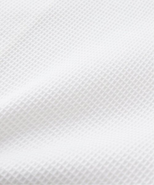 LACOSTE(ラコステ)の「【LACOSTE / ラコステ】ワッフルニットオープンカラーシャツ(シャツ/ブラウス・メンズ・ホワイト・MEDIUM/LARGE)」の2枚目の写真