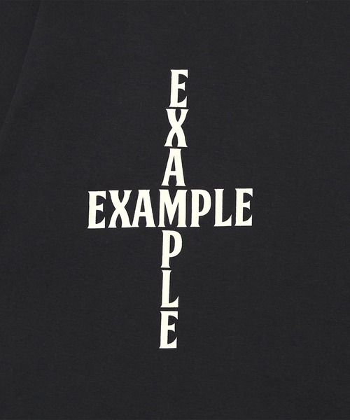EXAMPLE（エグザンプル）の「EXAMPLE CROSS SOUVENIR S/S TEE（Tシャツ/カットソー・メンズ・ネイビー系/ホワイト/チャコール/ブラック系その他・XXL/M/XL/L）」の22枚目の写真