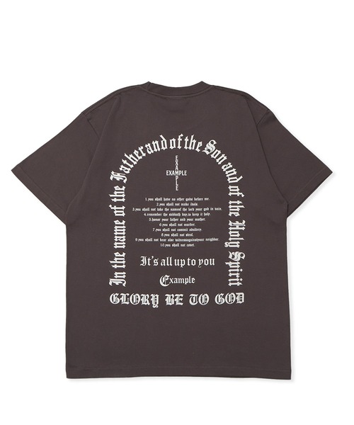 EXAMPLE（エグザンプル）の「EXAMPLE CROSS SOUVENIR S/S TEE（Tシャツ/カットソー・メンズ・ネイビー系/ホワイト/チャコール/ブラック系その他・XXL/M/XL/L）」の15枚目の写真