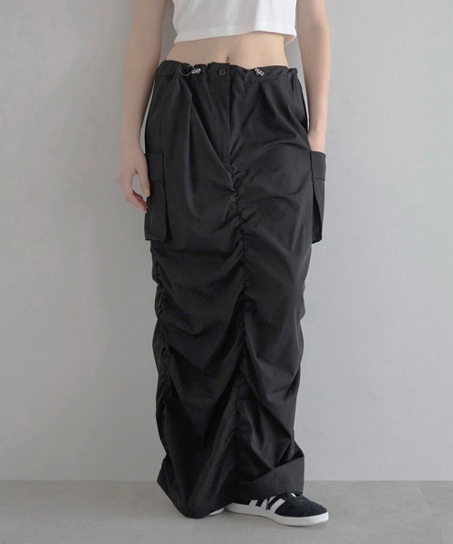 クロードモンタナ スカート STATE OF CLAUDE MONTANA】Made in ITALY wool middle skirt