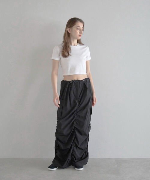 [GOCORI] 韓国☆RIBBON CARGO SKIRT Designer fashion, Seoul-fully created | W Concept
