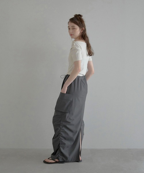 [GOCORI] 韓国☆RIBBON CARGO SKIRT Designer fashion, Seoul-fully created | W Concept