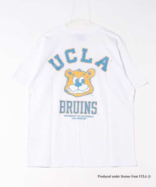 UCLA（ユーシーエルエー）の「【UCLA】アーチロゴバックプリントショートスリーブTEE ショートスリーブT 半袖Tシャツ（Tシャツ/カットソー・メンズ・チャコールグレー/ホワイト/ネイビー・2/3）」の4枚目の写真