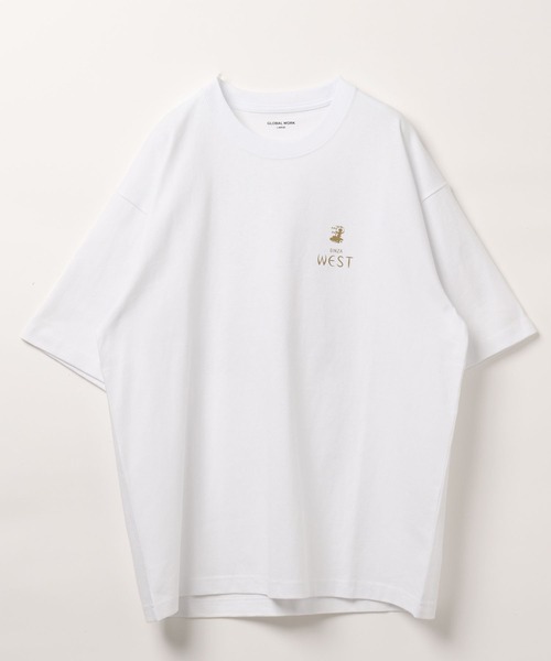 GLOBAL WORK(グローバルワーク)の「スーベニアTシャツ2/半袖/495830(Tシャツ/カットソー・メンズ・ホワイト系その他2/ホワイト系その他/ブラック系9/ブラック系その他/ホワイト系その他5/ホワイト系その他6/ホワイト系その他7/ホワイト系その他4/ホワイト系その他3・LARGE/MEDIUM/X-LARGE/SMALL)」の14枚目の写真