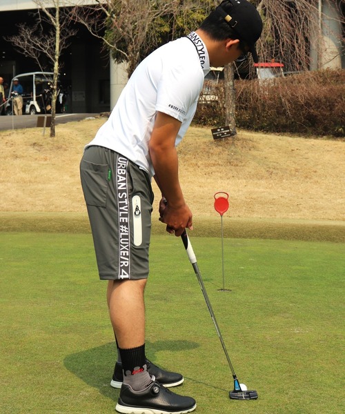 LUXE/R GOLF(ラグジュ ゴルフ)の「(RM)【LUXE/R GOLF】COOL & DRY ストレッチ スムース ロゴ ジャガード ポロシャツ(ポロシャツ・メンズ・オフホワイト/チャコールグレー/ネイビー・M/L/XL)」の20枚目の写真