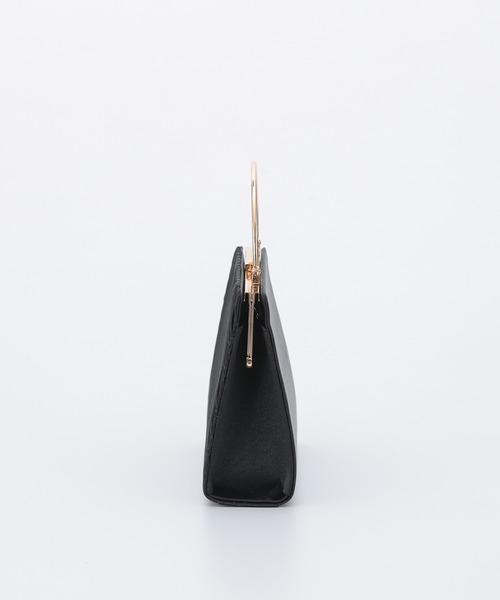 haremode（ハレモード）の「オルガンプリーツパーティバッグ（クラッチバッグ・レディース・ベージュ/シルバー/ブラック・FREE）」の4枚目の写真