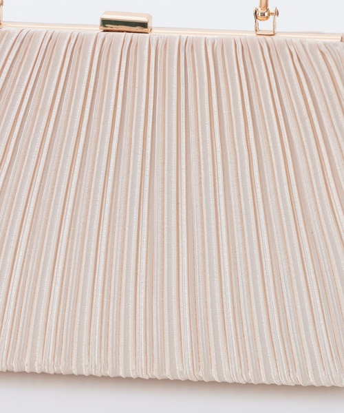 haremode（ハレモード）の「オルガンプリーツパーティバッグ（クラッチバッグ・レディース・ベージュ/シルバー/ブラック・FREE）」の15枚目の写真