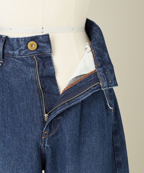 【別注】< upper hights for conte >新品未使用 別注】＜upper hights for conte＞タックデニムパンツ UN